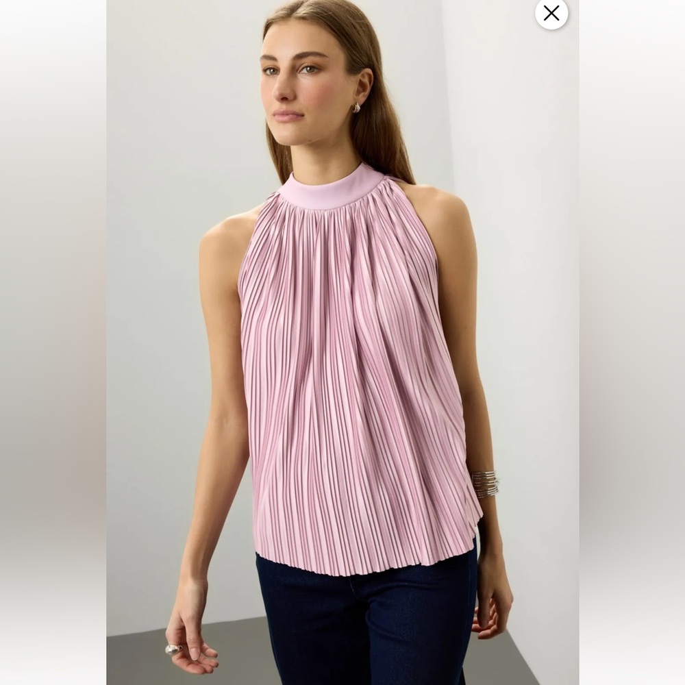 Mauve Plisse Top
Atlein × RTR